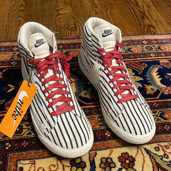 Nike Blazer Mid Prm Vntg Qs Pinstripe Size 11 Rare travis scott never used - Picture 1 of 13